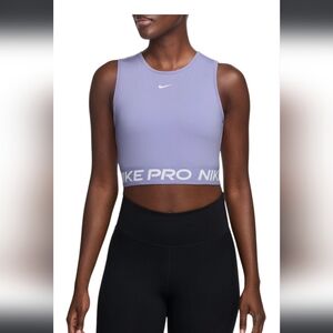 Brand New Nike Dri-fit Cropped Tank Top Size Women's M